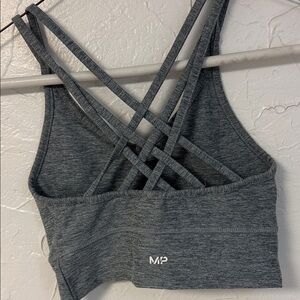 MP Gray Strappy Sports Bra
